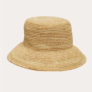 Vitamin A Cannes Straw Bucket Hat